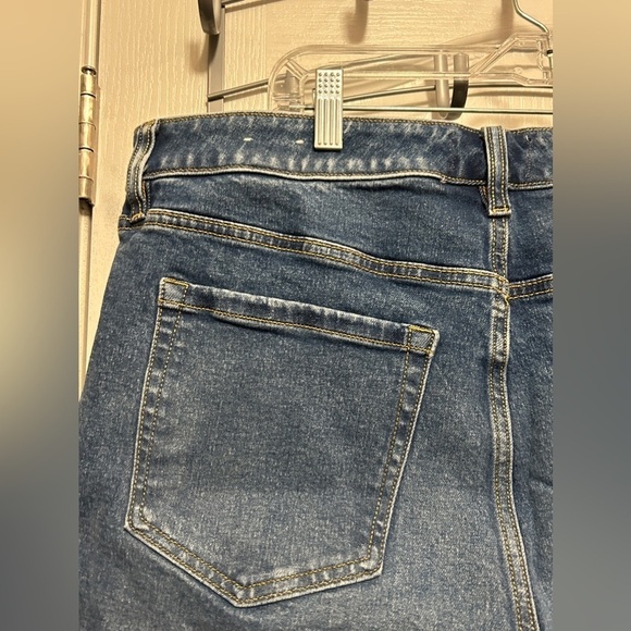 Lane Bryant Mid-Rise Straight crop denim Jeans womens Size 18 blue signature fit - Picture 15 of 16